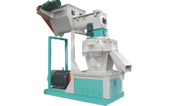 Vertical ring mold granulator